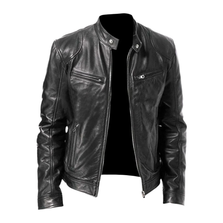 David Homme Leather Jacket – Elegant &amp; Durable Blouson with Modern and Comfortable Style