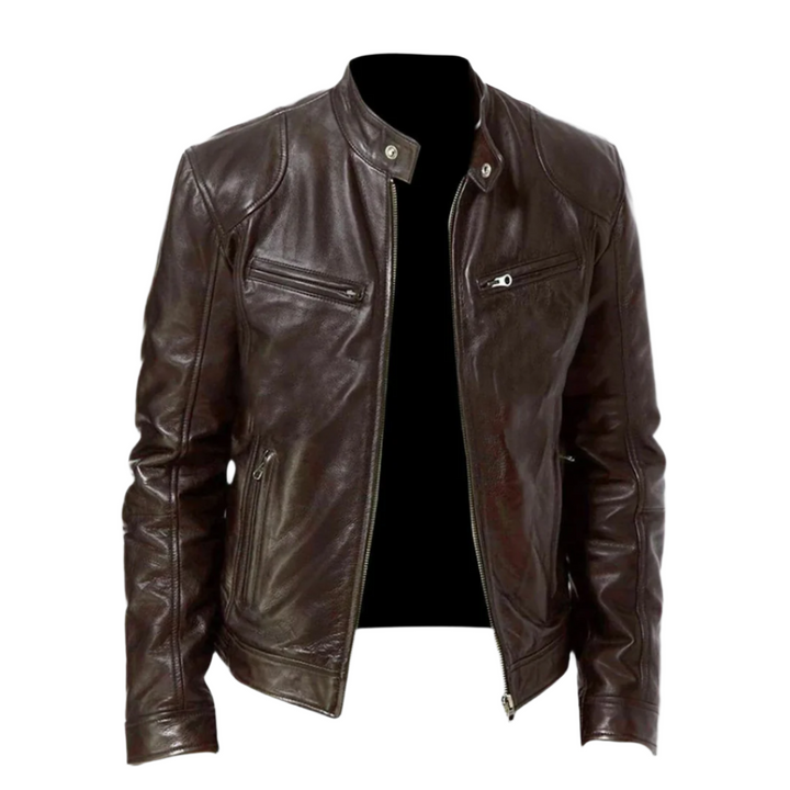 David Homme Leather Jacket – Elegant &amp; Durable Blouson with Modern and Comfortable Style