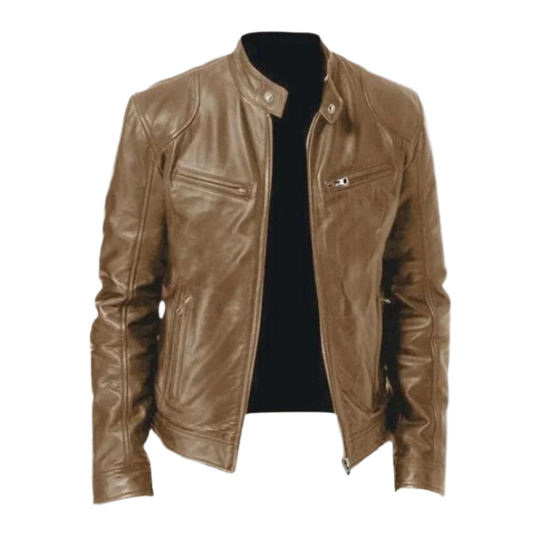 David Homme Leather Jacket – Elegant &amp; Durable Blouson with Modern and Comfortable Style