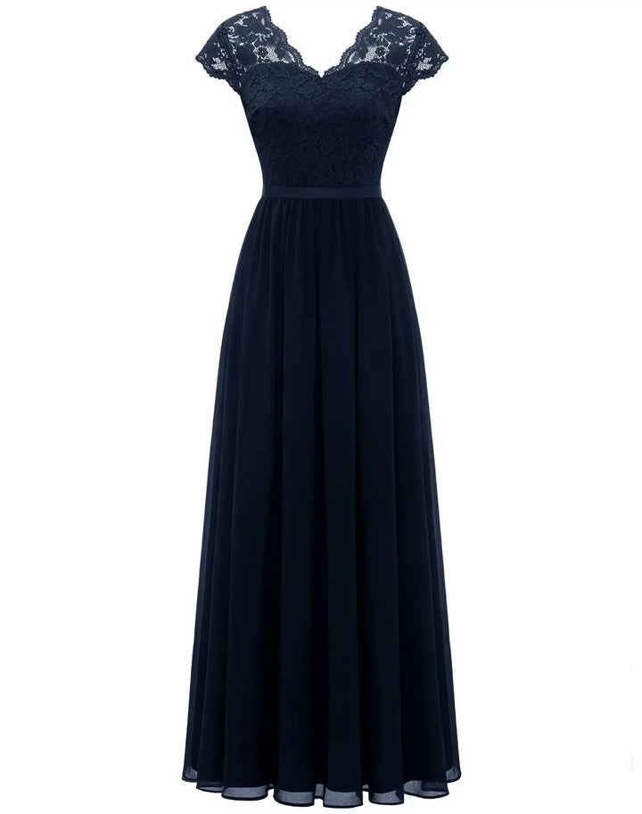 Women’s Elegant Lace Long Dress