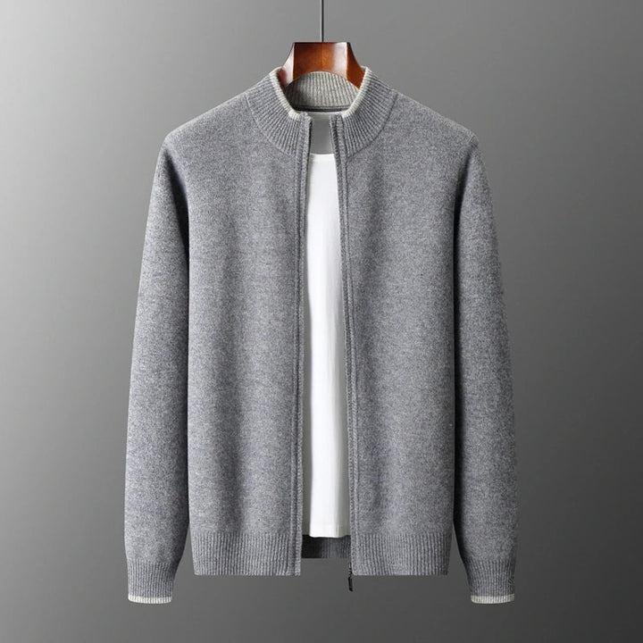 Riku | Cashmere Zip-Up Cardigan for Men