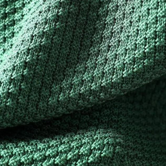 Mock neck chunky knit sweater relaxed fit for women