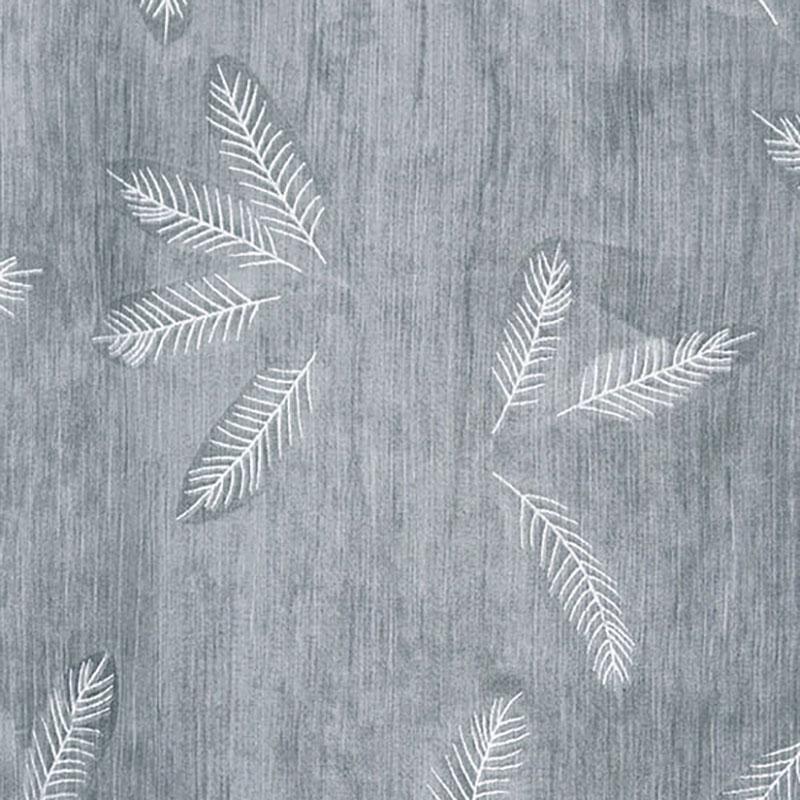 Plus size feather print linen blend dress with half sleeves for women
