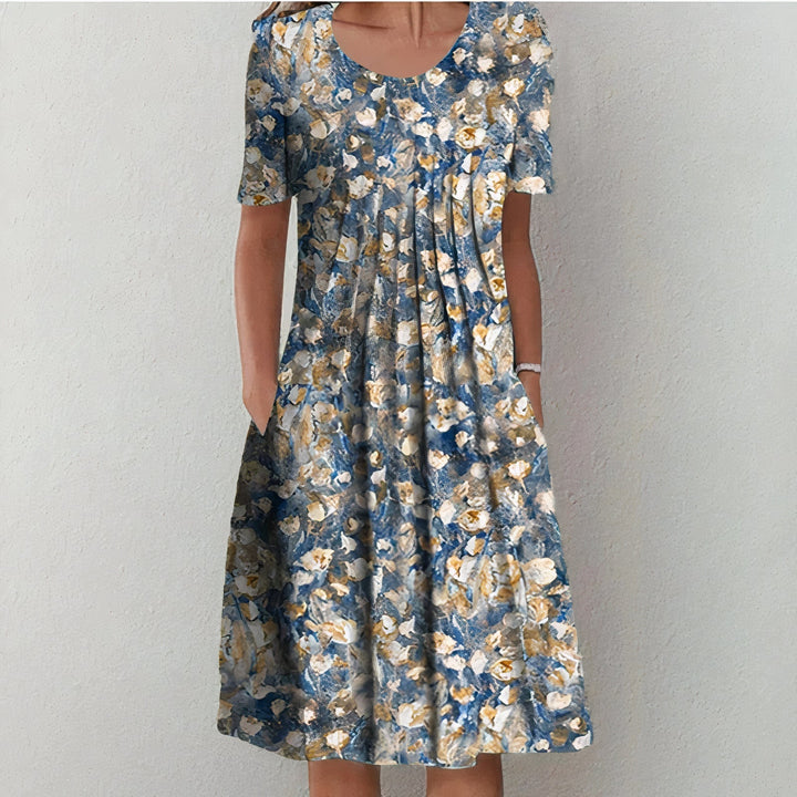 Summer Dress Women Ulla – Elegant Cotton Dress with Breathable Comfort &amp; Timeless Design