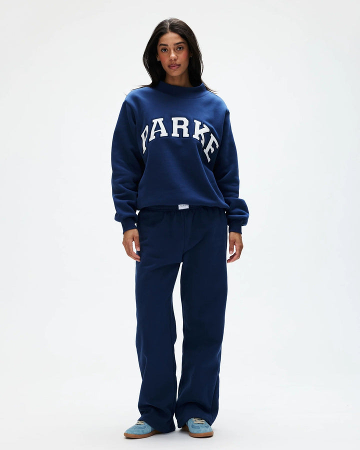 Sloane | Classic Varsity Mockneck Sweatshirt