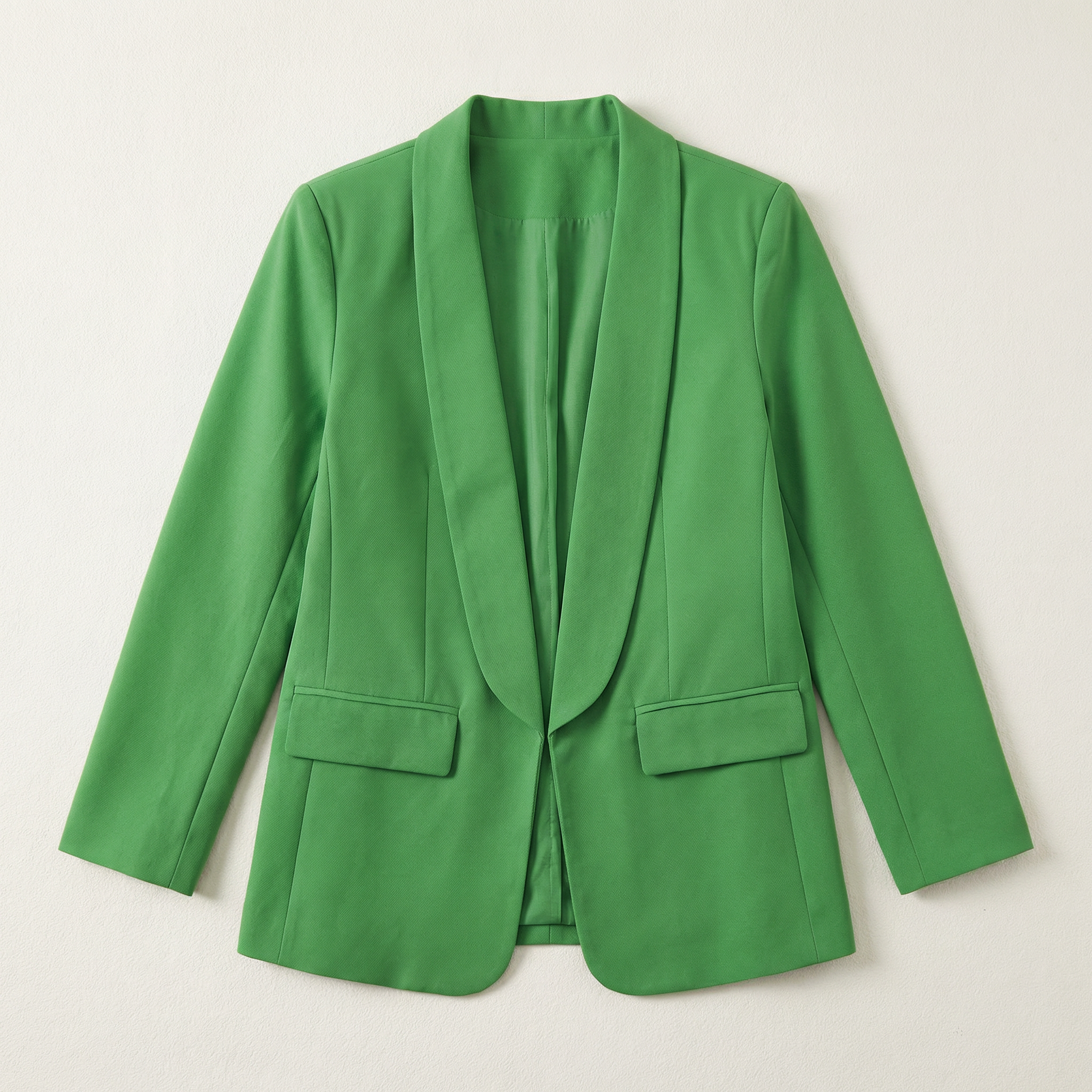 Women’s Casual Blazer – Open Front Design
