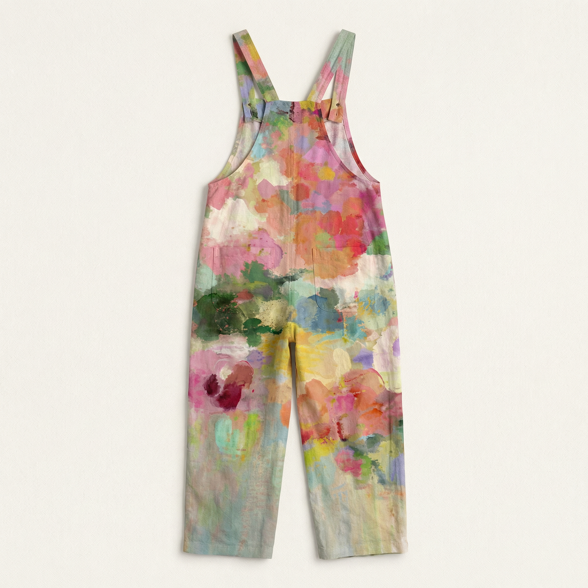 Women’s Sleeveless Jumper – Printed Pattern, Pocket Design