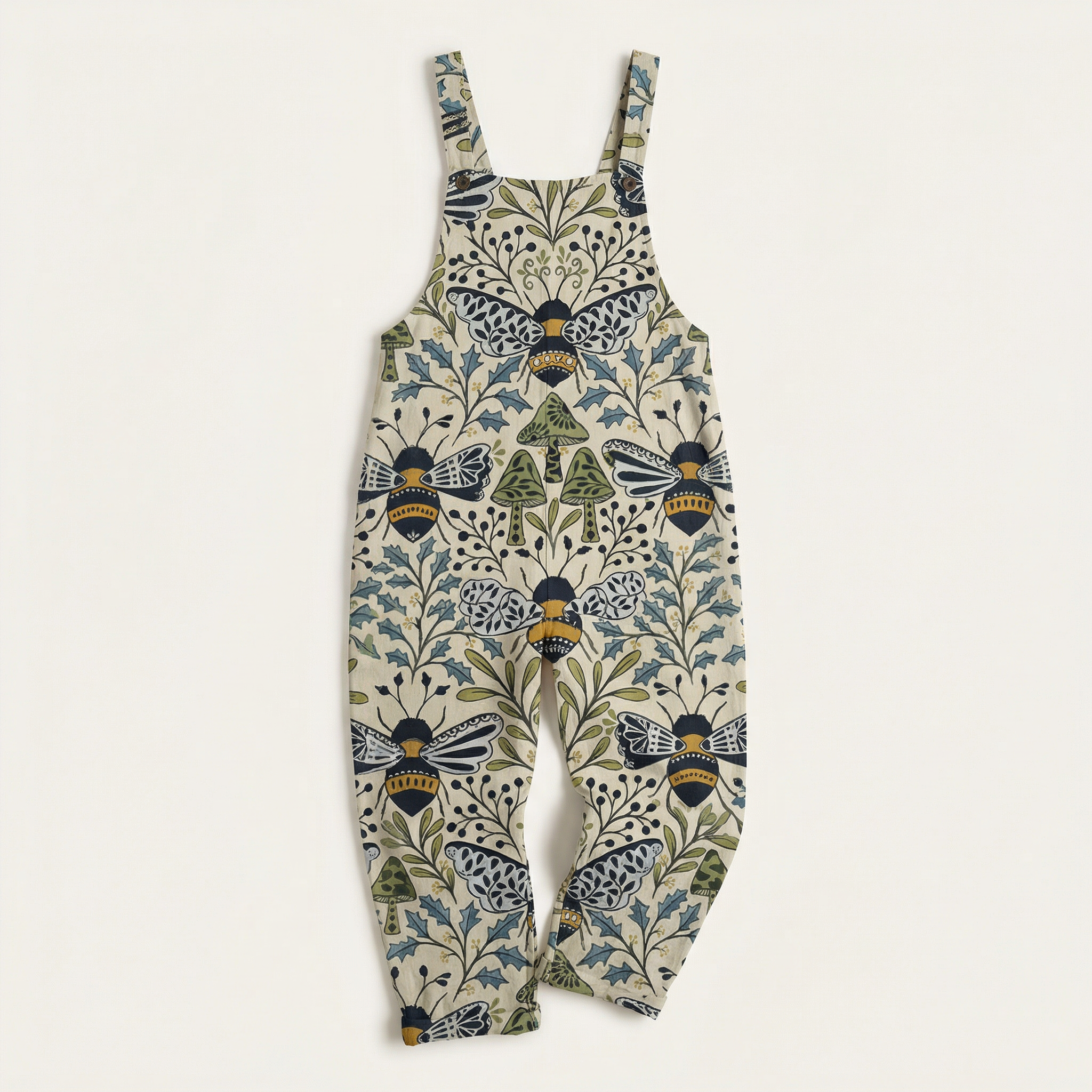 Women’s Sleeveless Jumper – Printed Pattern, Pocket Design