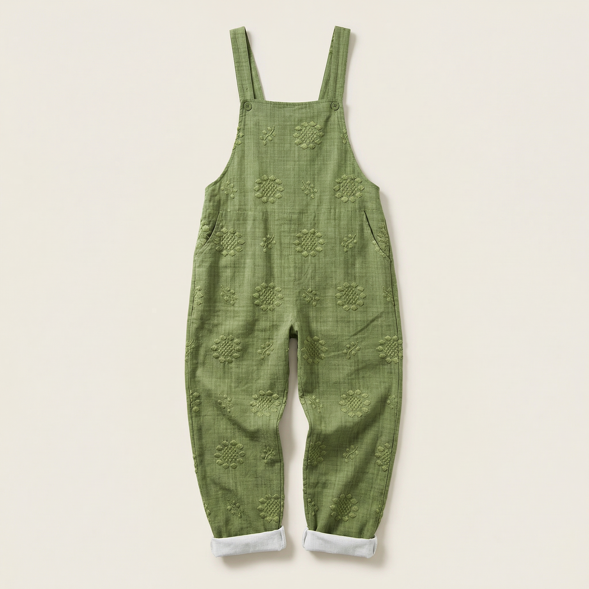 Women’s Sleeveless Jumper – Printed Pattern, Pocket Design