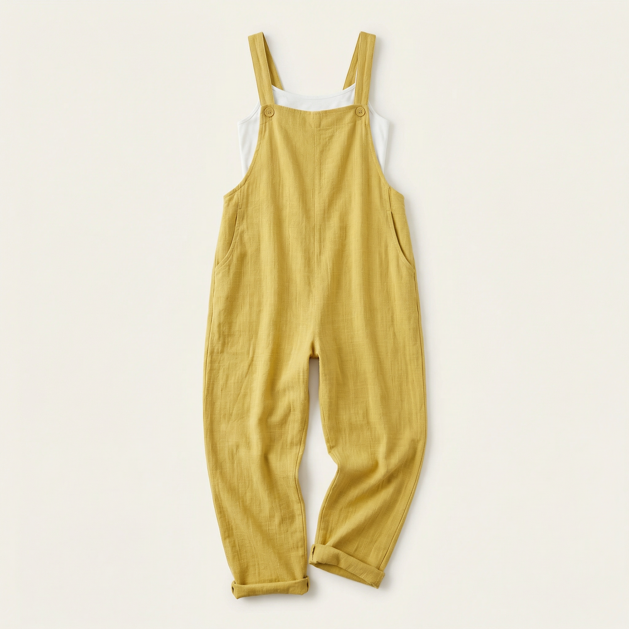 Women’s Sleeveless Jumper – Printed Pattern, Pocket Design
