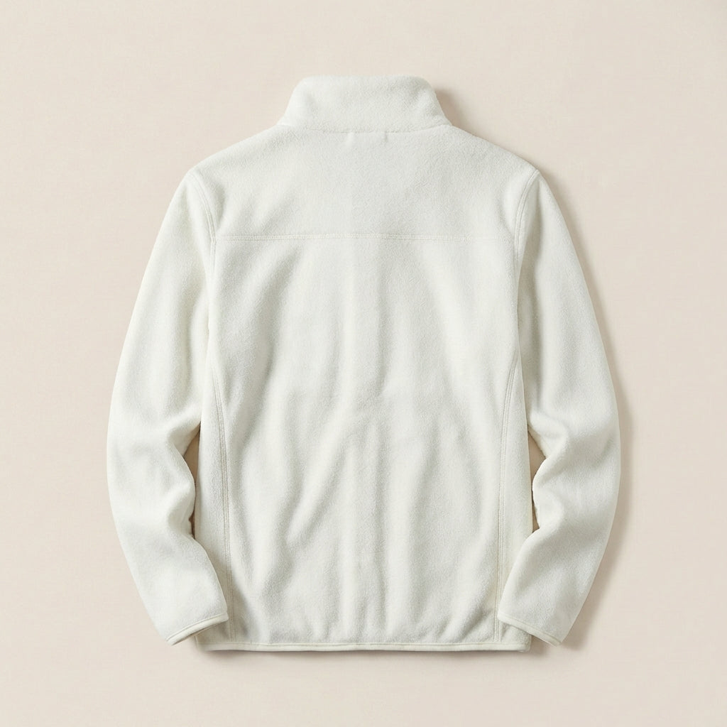 Women’s Zip-Front Jacket – Stand Collar Design with Side Pockets