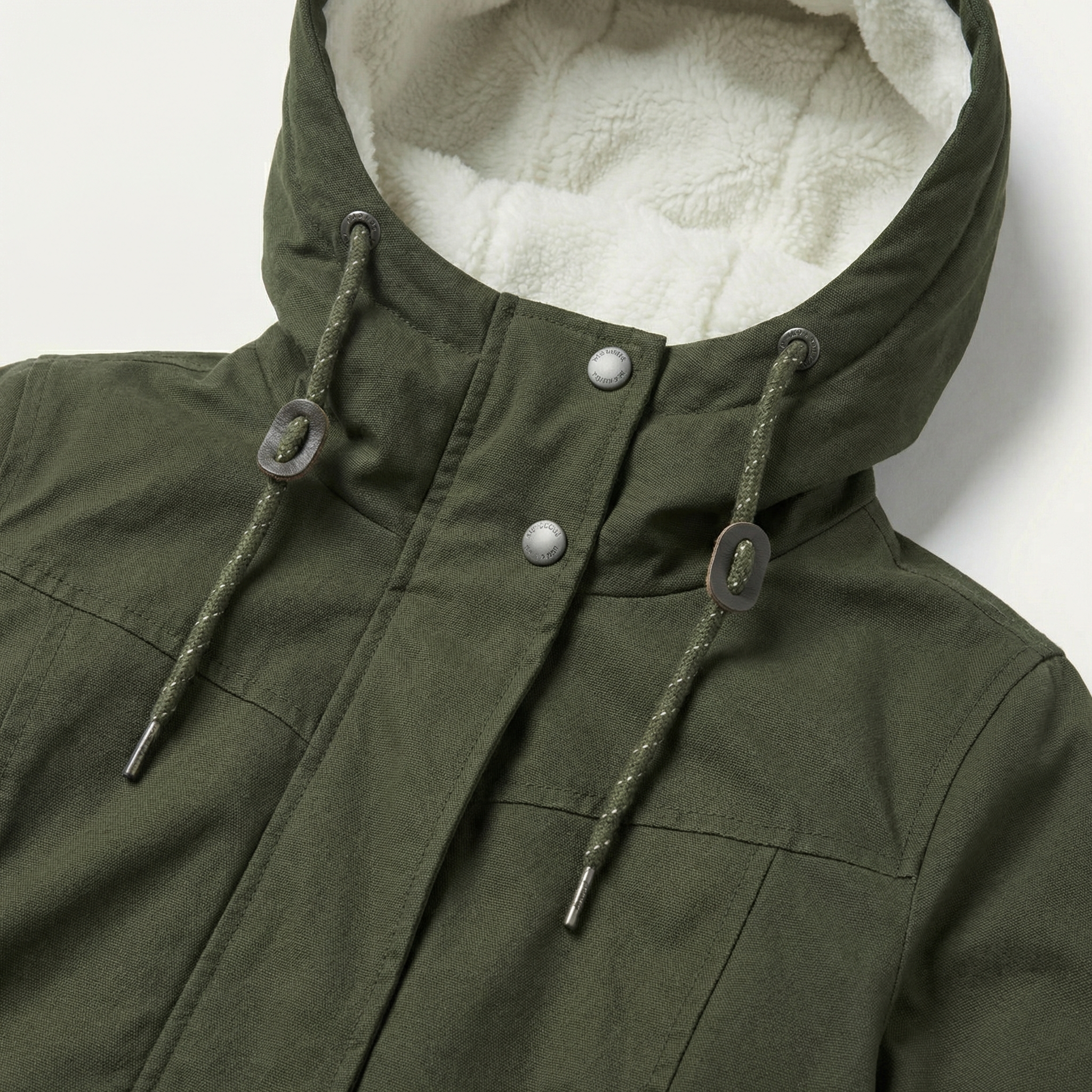 Women’s Hooded Jacket – Zip Closure, Long Sleeve, Front Pockets