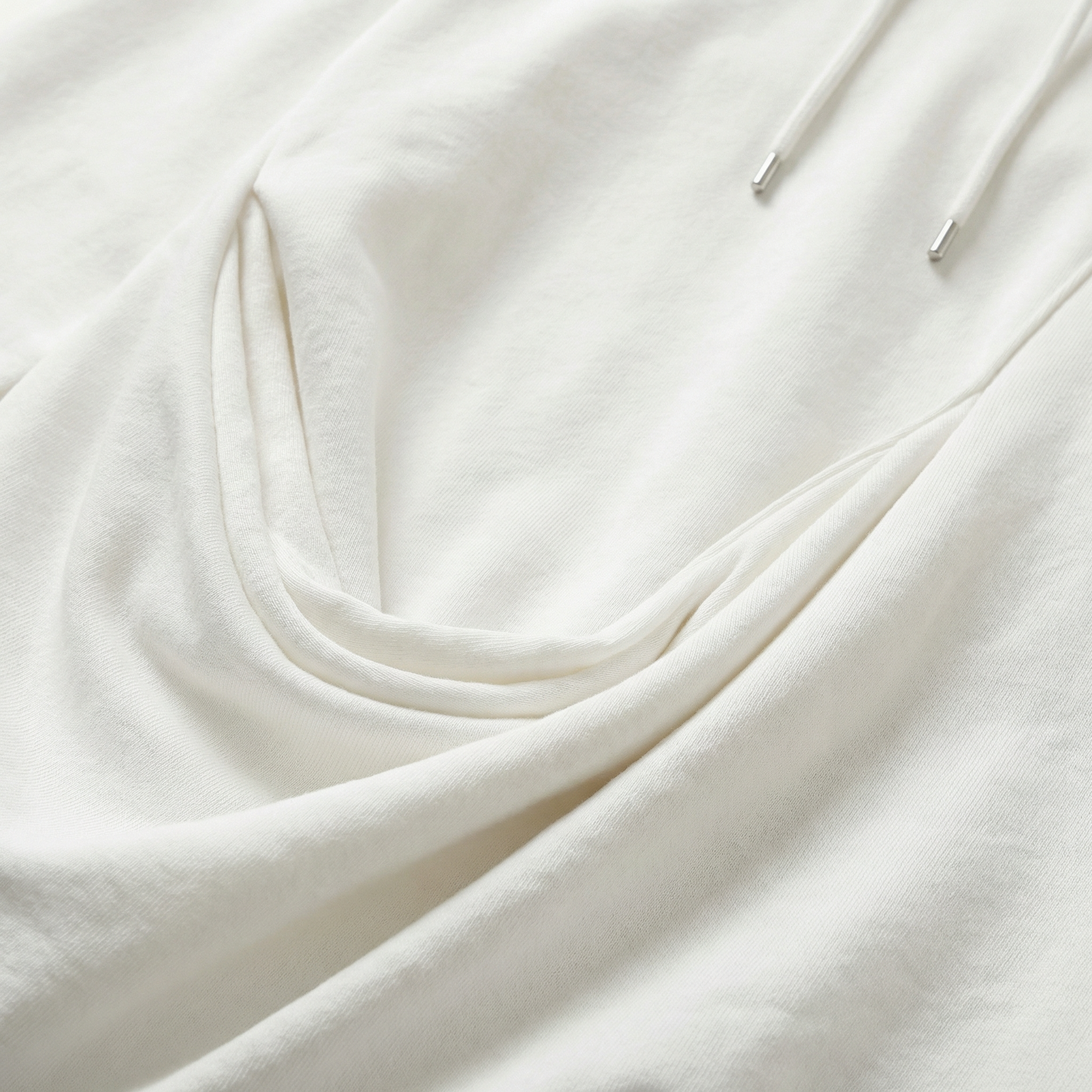 Women’s Hooded Sweatshirt – Long Sleeve, Pullover Style, Draped Front Design