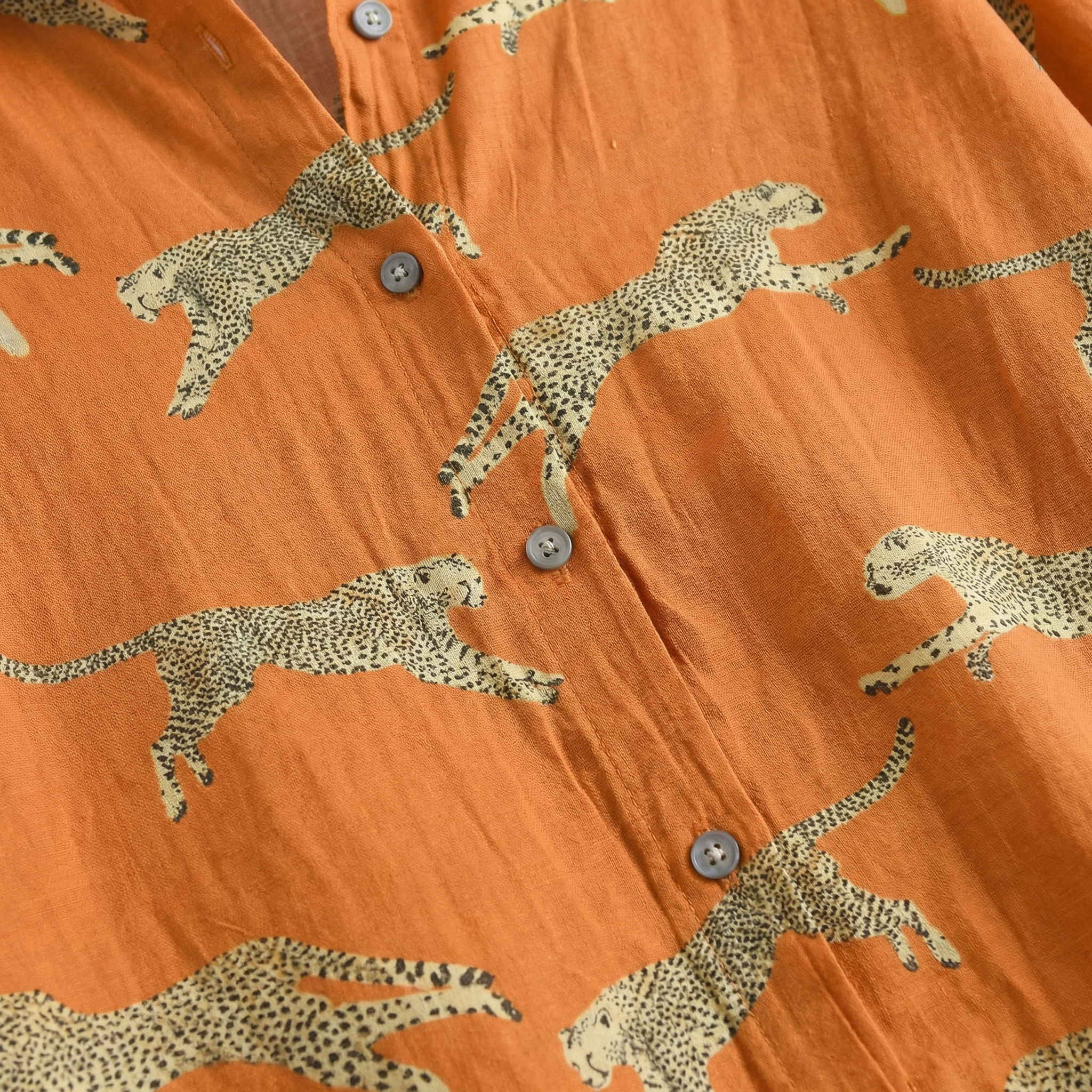 Women’s Long Sleeve Printed Shirt – Button Front Design