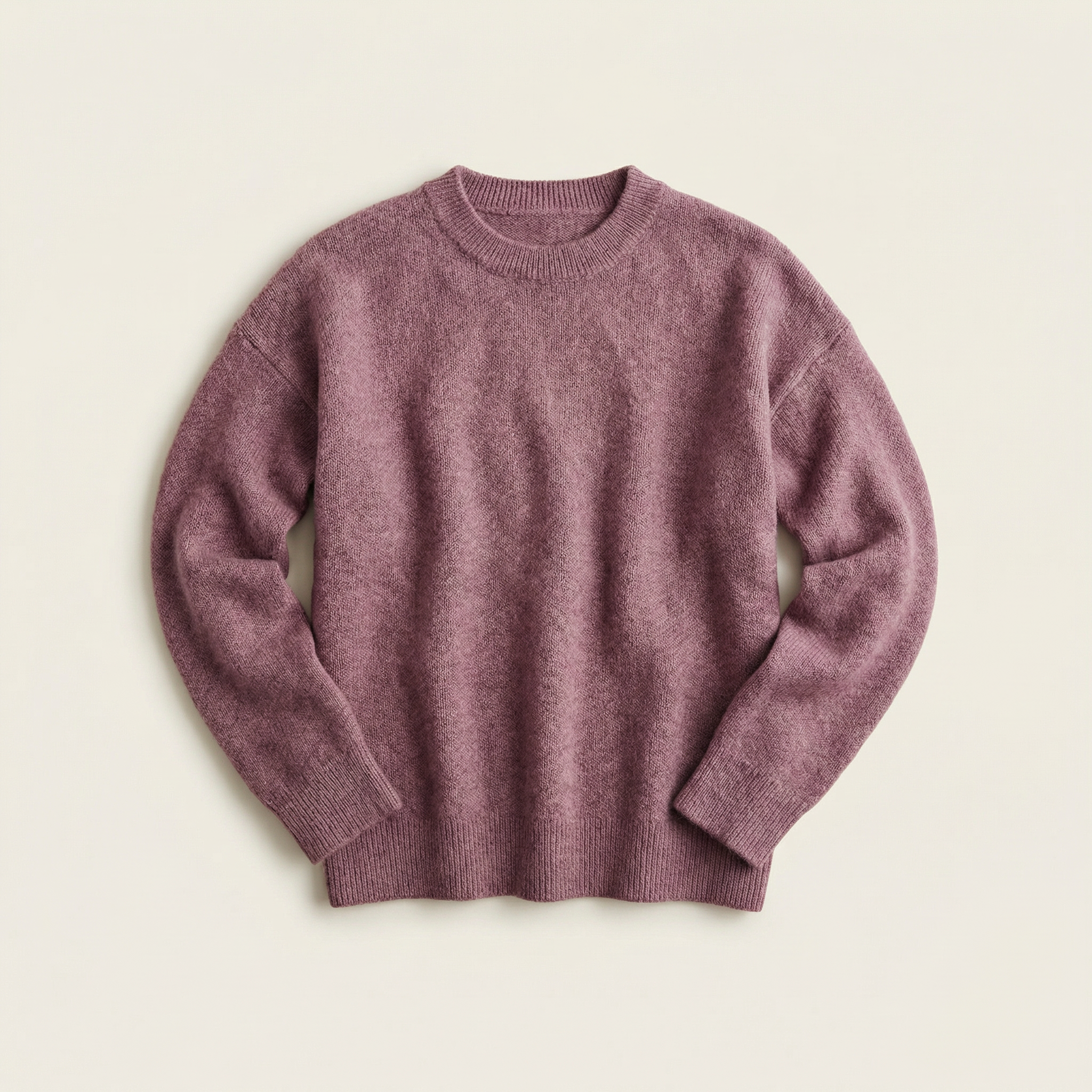 Women’s Solid Color Long Sleeve – Crew Neck Knit Sweater