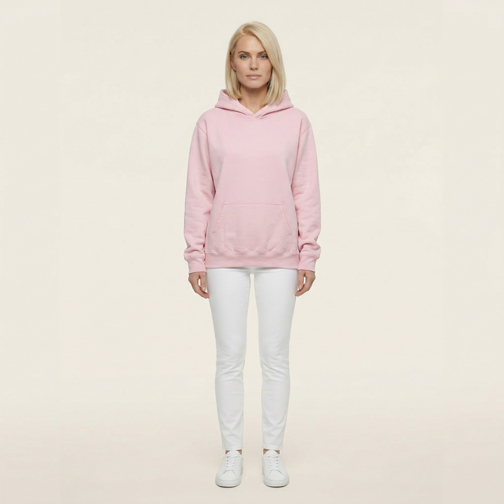 Women’s Hooded Sweatshirt – Back Text Print Design