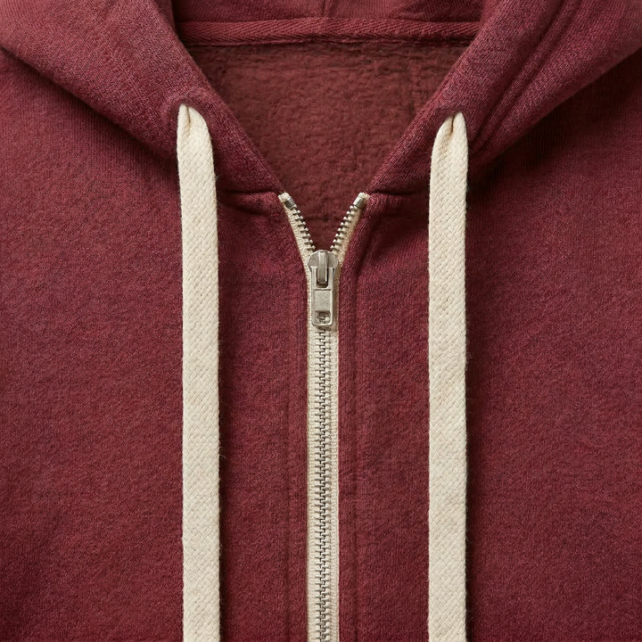 Women’s Hooded Sweatshirt – Zip-Front Design with Kangaroo Pocket