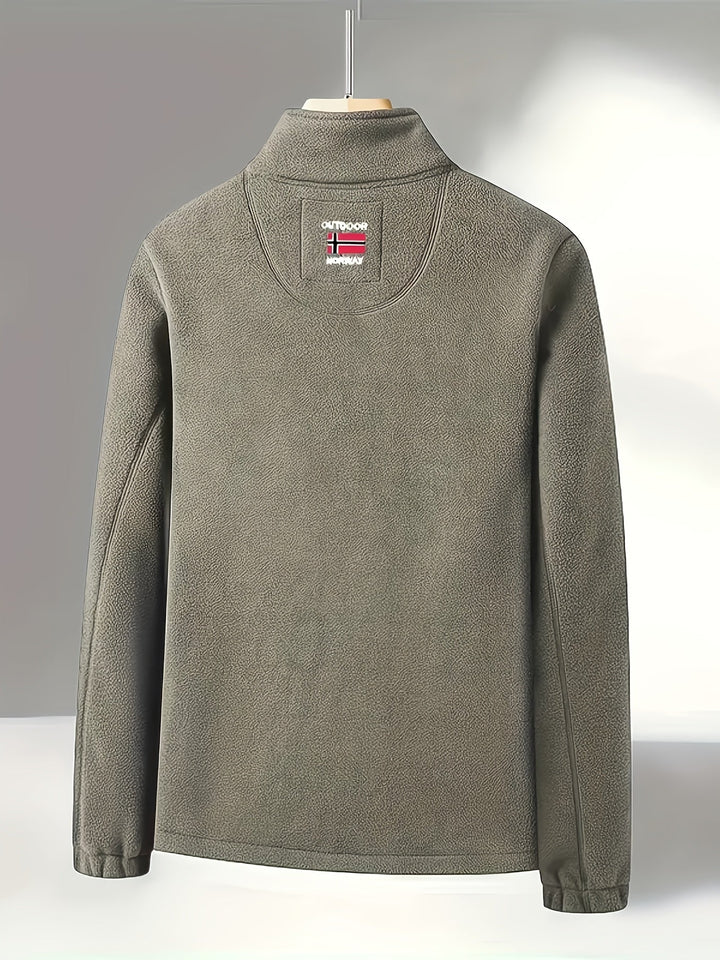 Julius Veste Polaire Outdoor Homme – Soft, Warm &amp; Light with Protective Collar