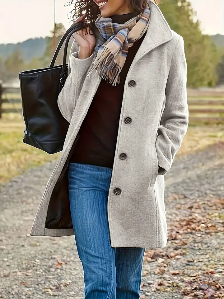 Brianna Coat Woman – Elegant Winter Coat with Warm Lining &amp; Feminine Cut