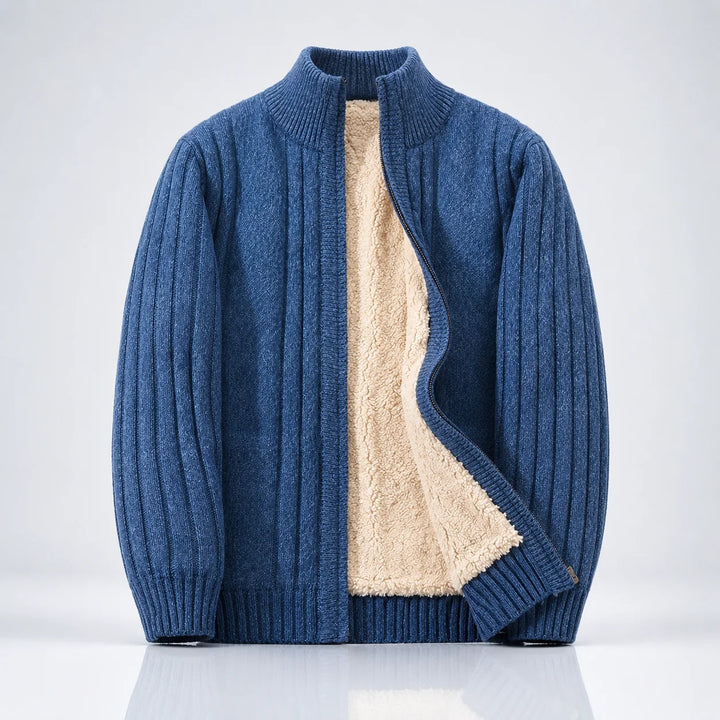 Nomad Sherpa-Lined Cashmere Zip Cardigan