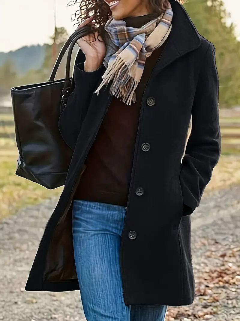 Brianna Coat Woman – Elegant Winter Coat with Warm Lining &amp; Feminine Cut