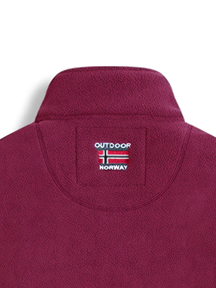 Julius Veste Polaire Outdoor Homme – Soft, Warm &amp; Light with Protective Collar