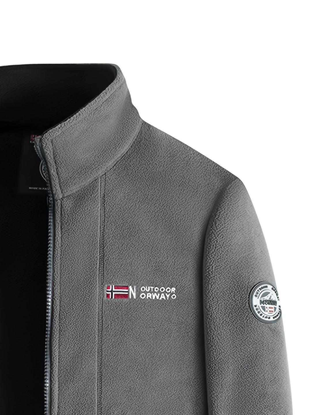 Julius Veste Polaire Outdoor Homme – Soft, Warm &amp; Light with Protective Collar