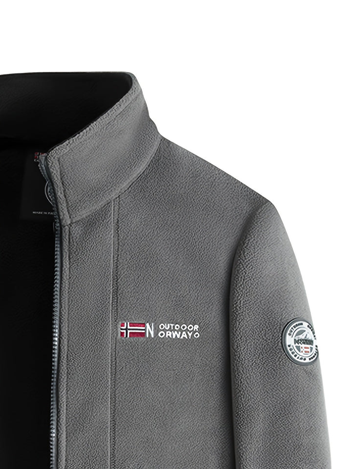 Julius Veste Polaire Outdoor Homme – Soft, Warm &amp; Light with Protective Collar