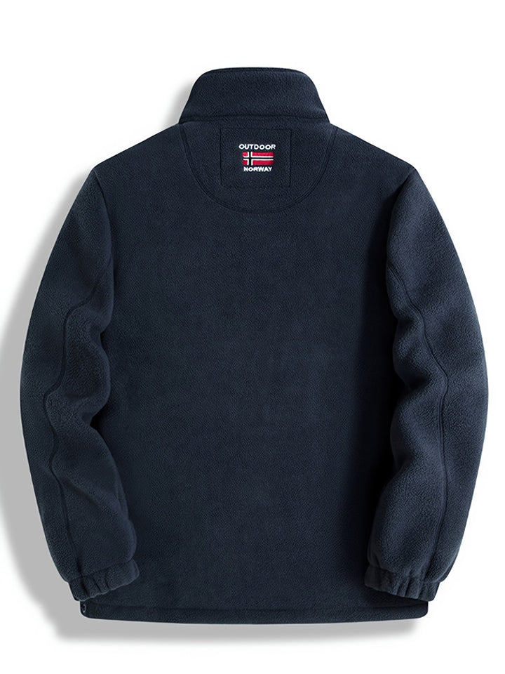 Julius Veste Polaire Outdoor Homme – Soft, Warm &amp; Light with Protective Collar