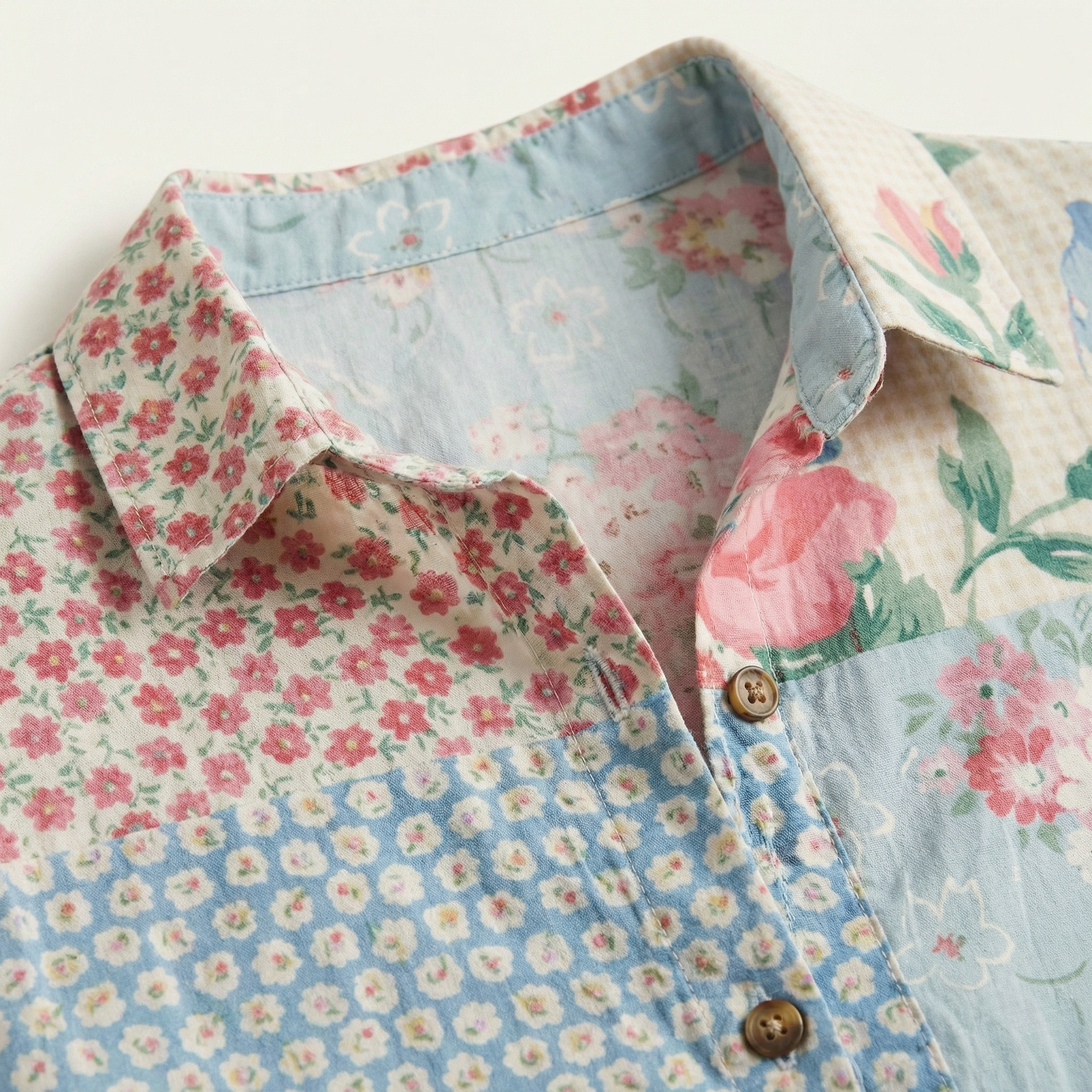 Women’s Printed Shirt – Button Front Design