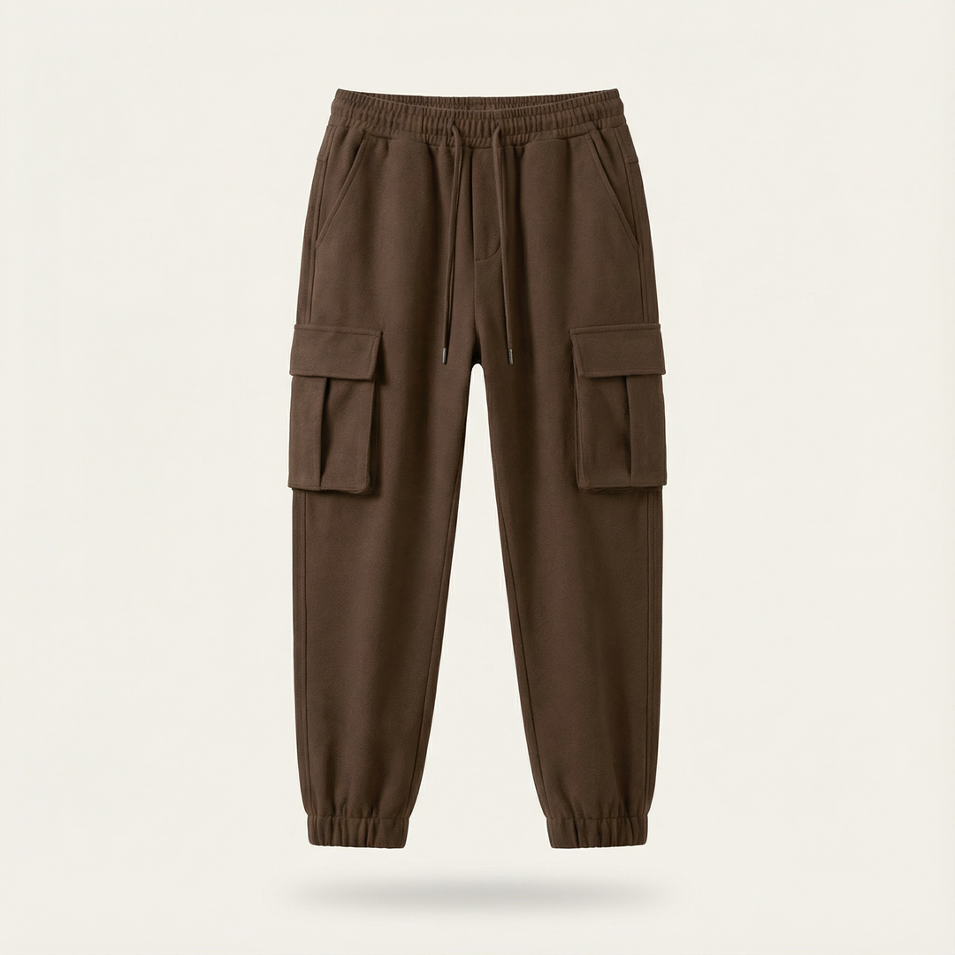 Men’s Jogger Pants – Elastic Waist, Tapered Leg