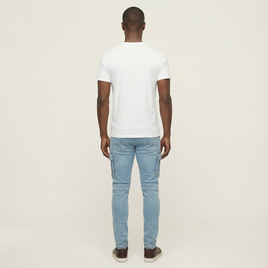 Men’s Cargo Pants – Slim Fit, Side Pocket Design