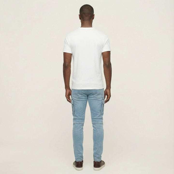 Men’s Cargo Pants – Slim Fit, Side Pocket Design
