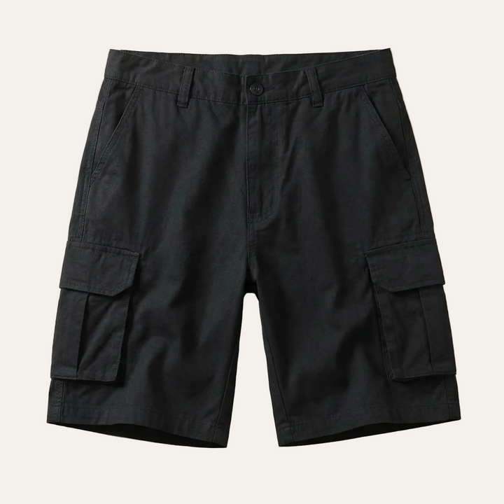 Men’s Cargo Shorts – Knee-Length, Multi-Pocket Design