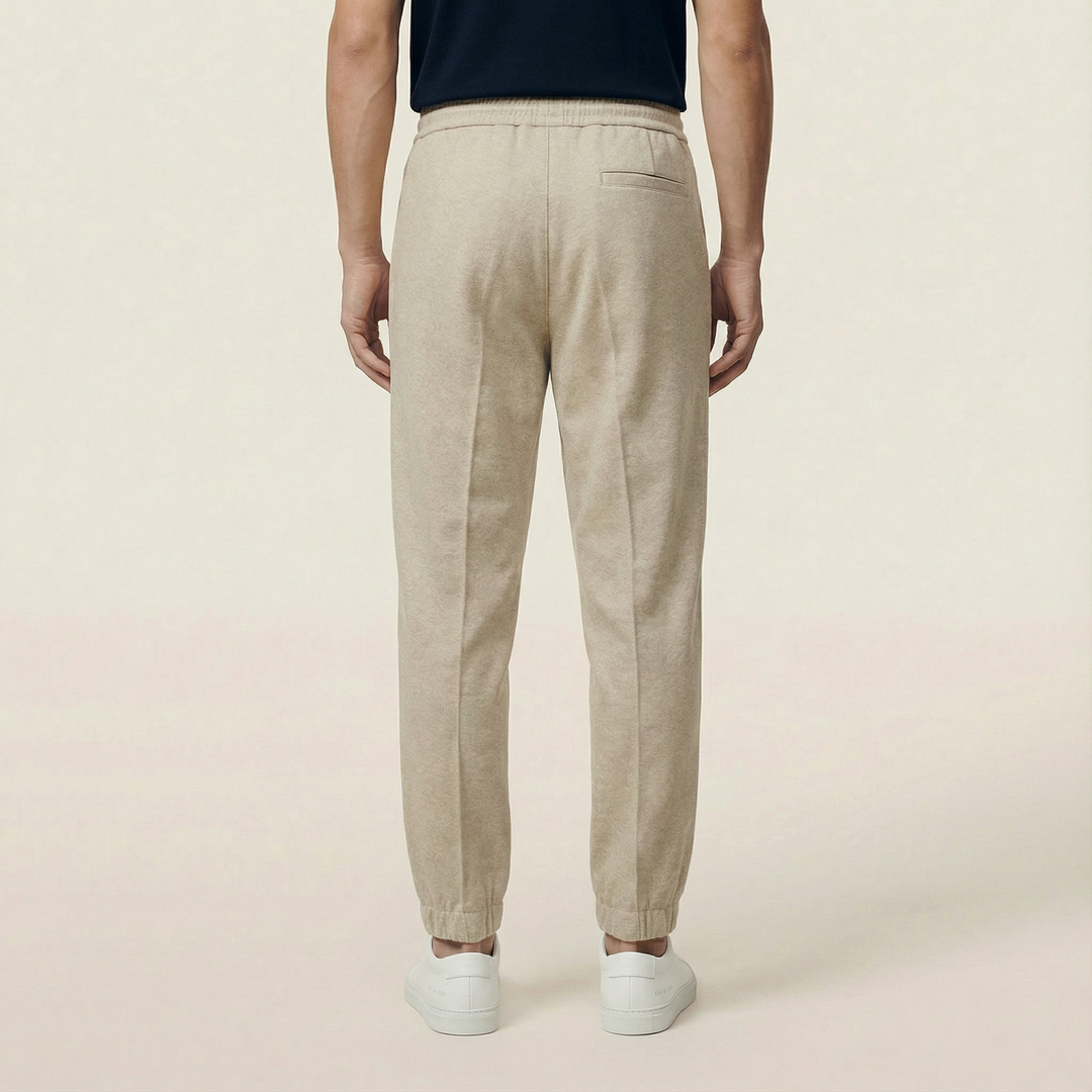 Men’s Jogger Pants – Elastic Waist, Tapered Leg