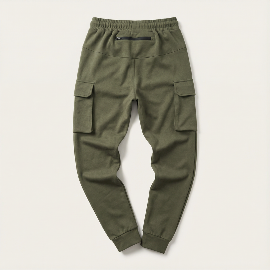 Men’s Jogger Pants – Tapered Leg, Utility Pocket Design