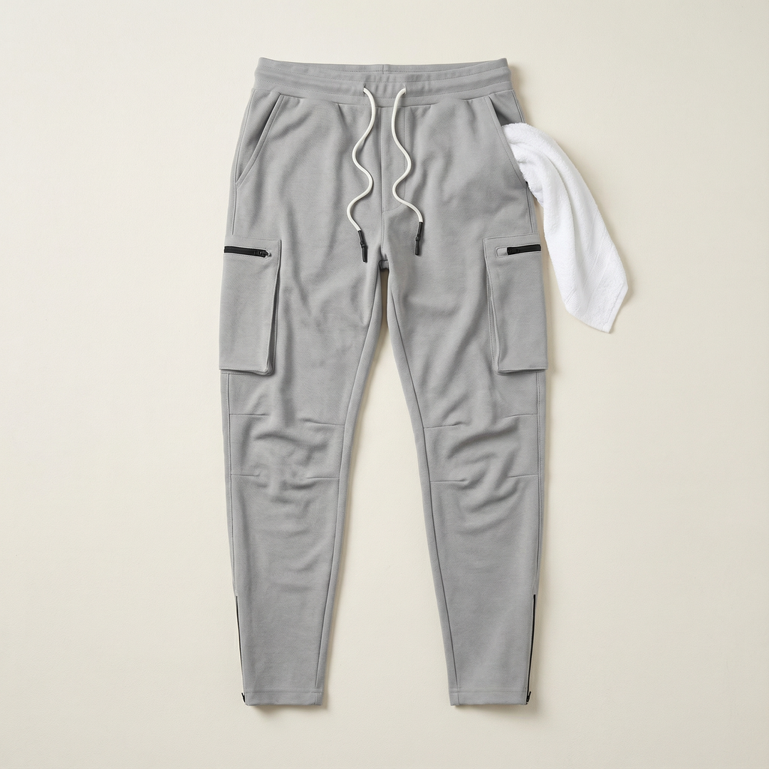 Men’s Jogger Pants – Tapered Leg, Utility Pocket Design