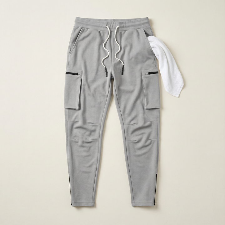 Men’s Jogger Pants – Tapered Leg, Utility Pocket Design