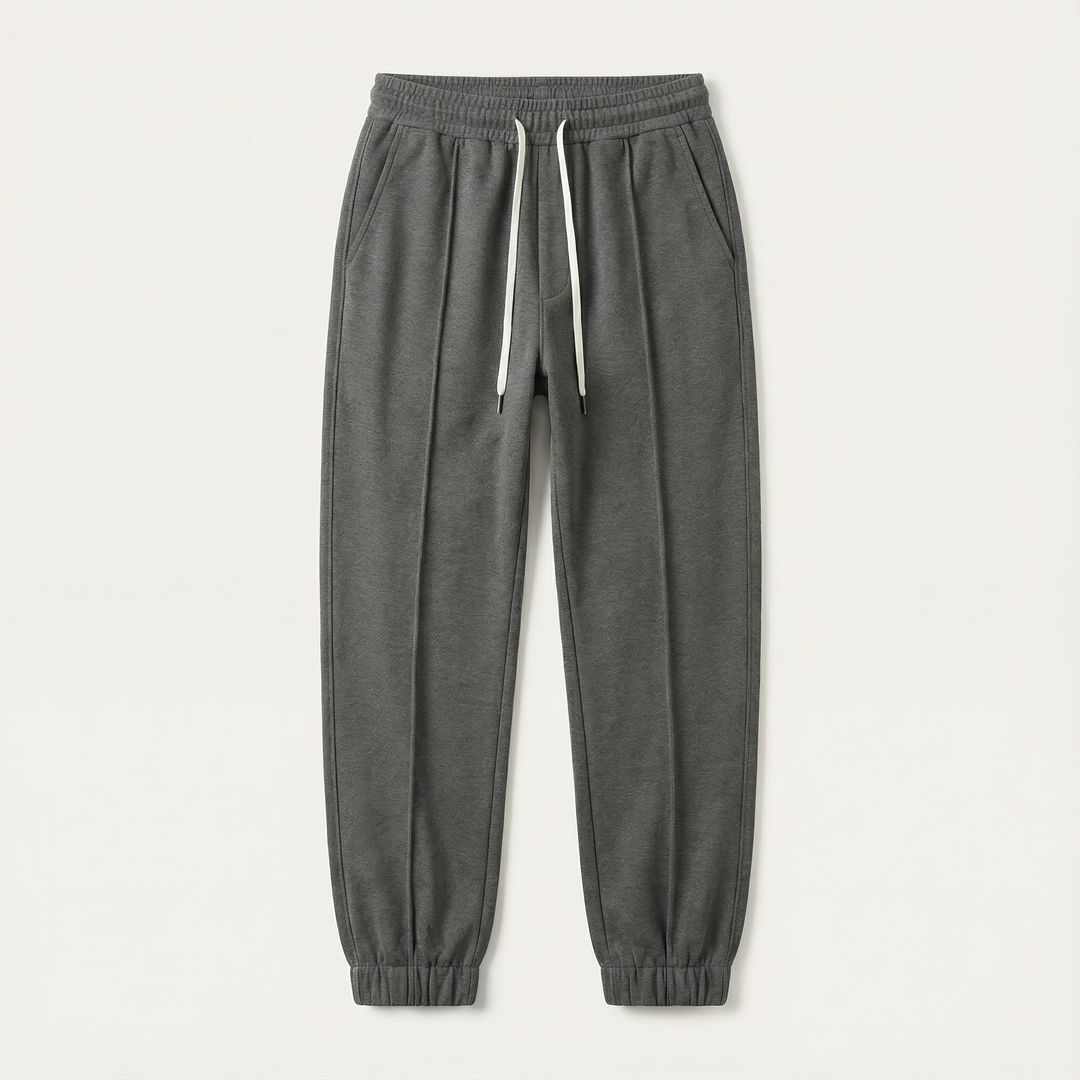Men’s Jogger Pants – Elastic Waist, Tapered Leg