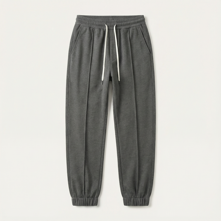 Men’s Jogger Pants – Elastic Waist, Tapered Leg