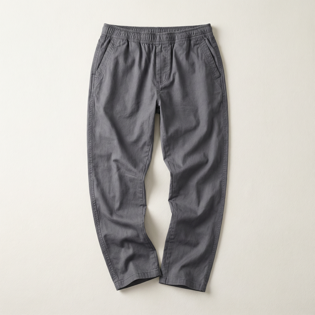 Men’s Chino Pants – Elastic Waist, Relaxed Fit