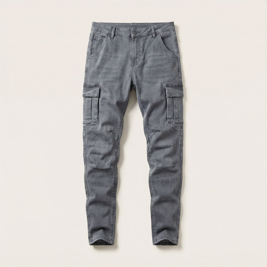 Men’s Cargo Pants – Slim Fit, Side Pocket Design