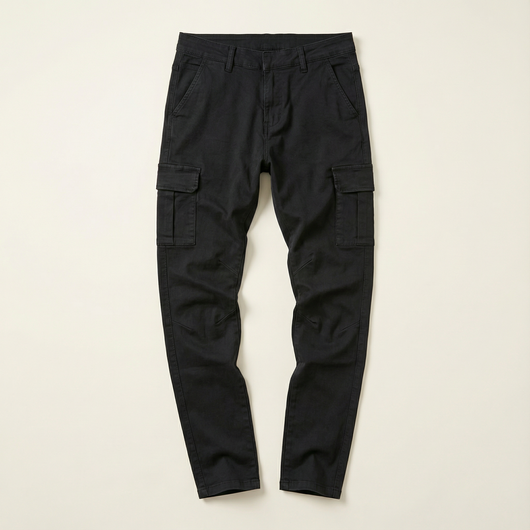 Men’s Cargo Pants – Slim Fit, Side Pocket Design