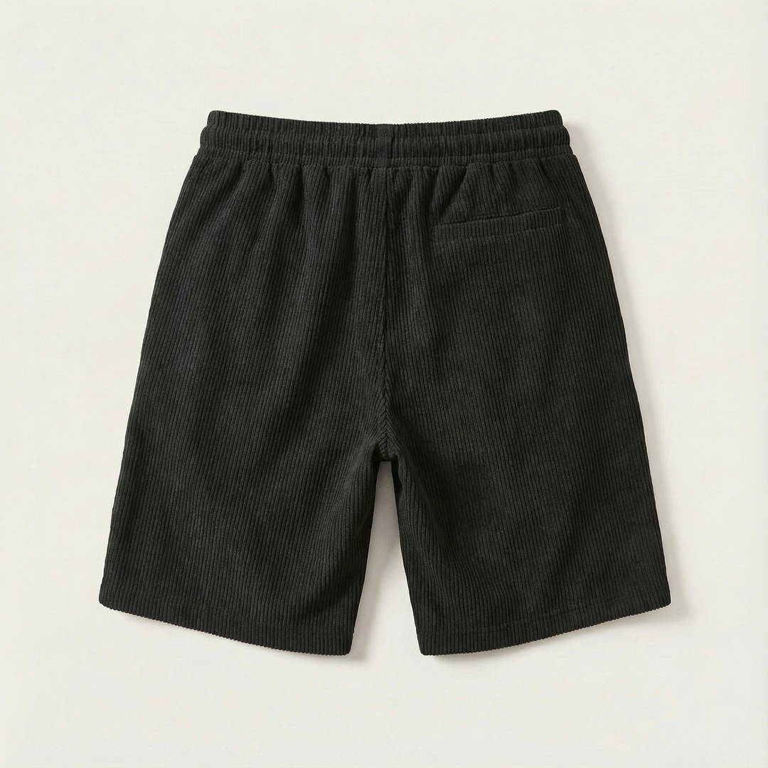 Men’s Short-Length Summer Shorts – Drawstring Waist, Side Pockets