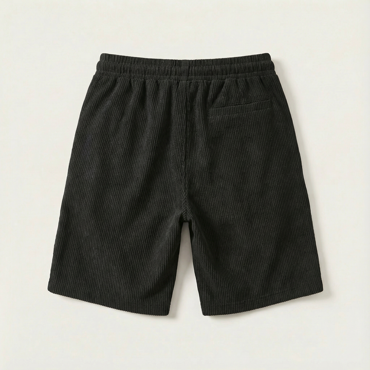 Men’s Short-Length Summer Shorts – Drawstring Waist, Side Pockets