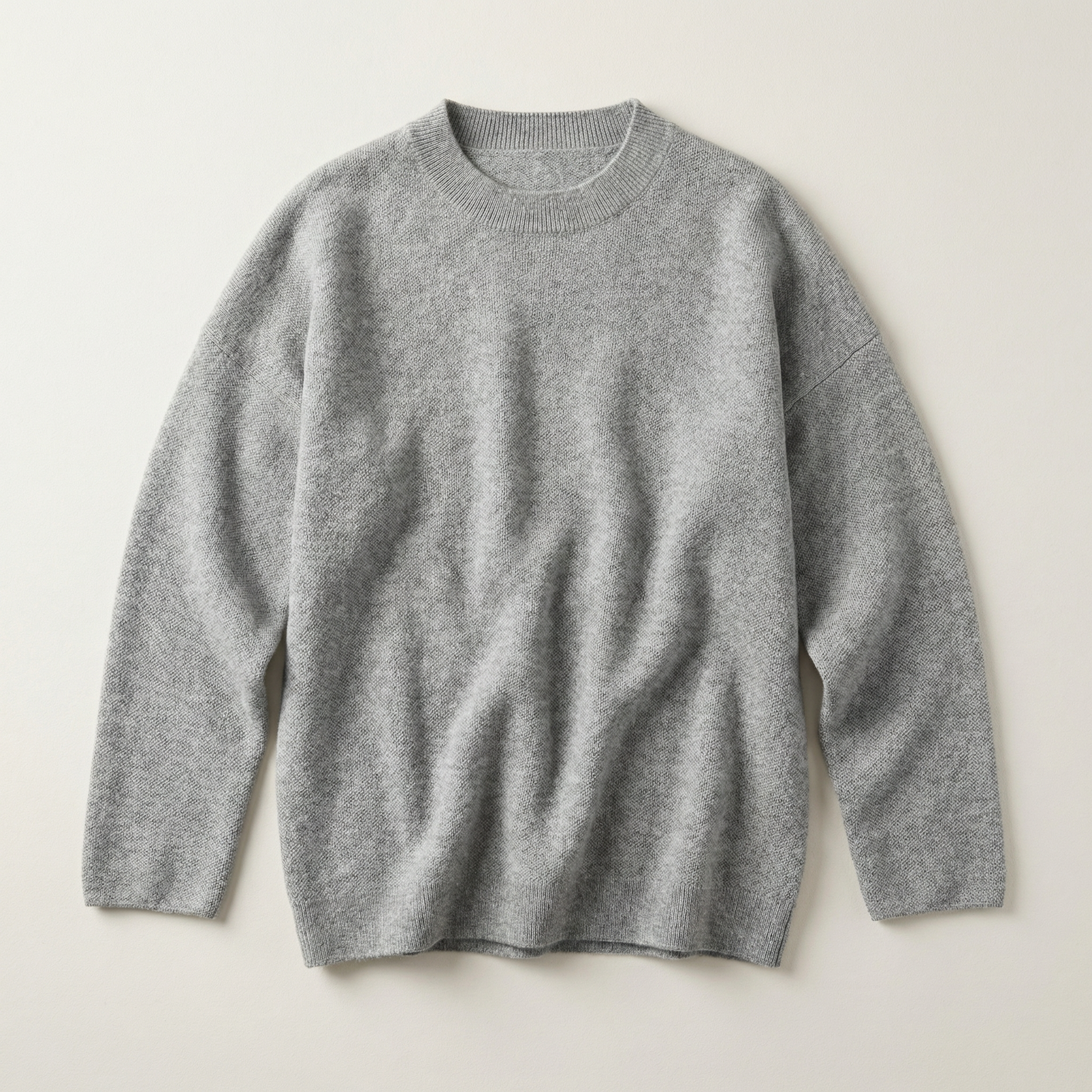 Women’s Solid Color Long Sleeve – Crew Neck Knit Sweater