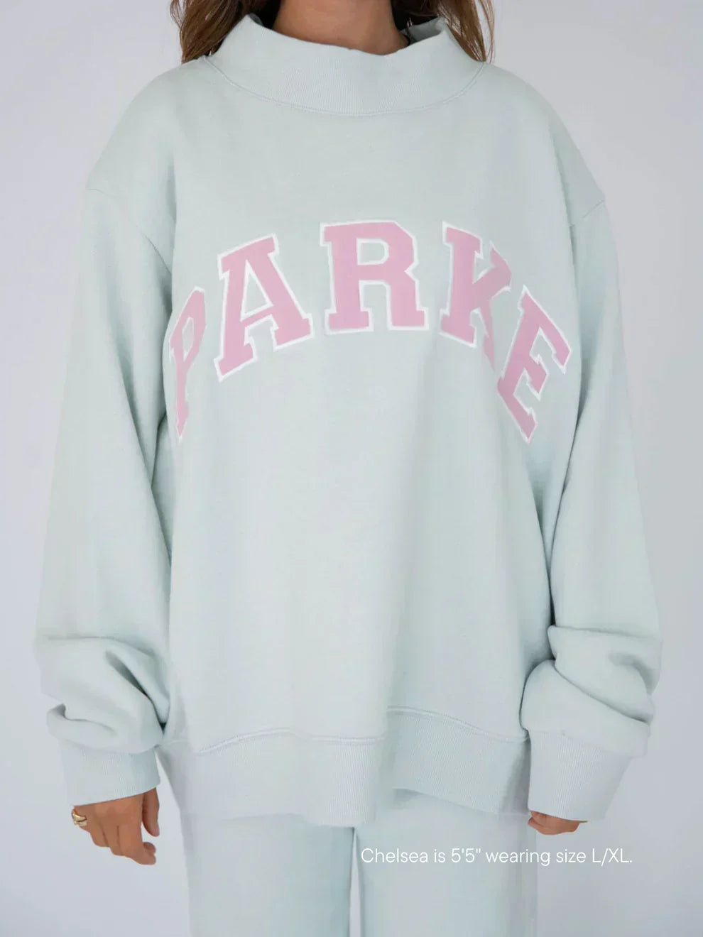 Harper | Cozy Varsity Mockneck Sweatshirt