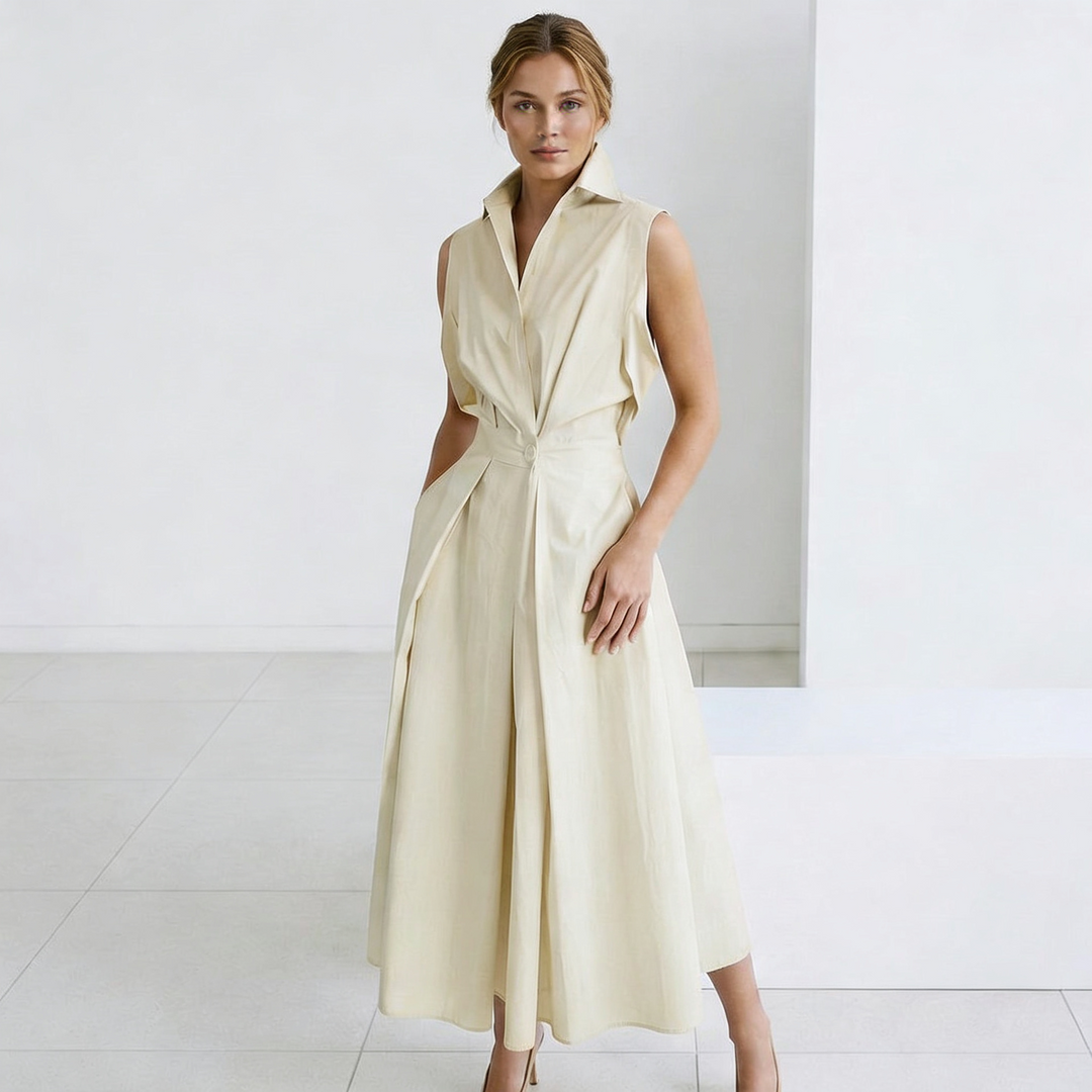 Summer Blanc Midi Dress