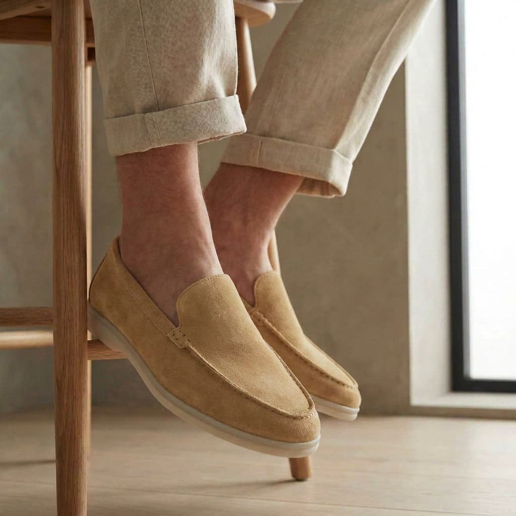 Enzo Suede Loafers – Cushioned Comfort