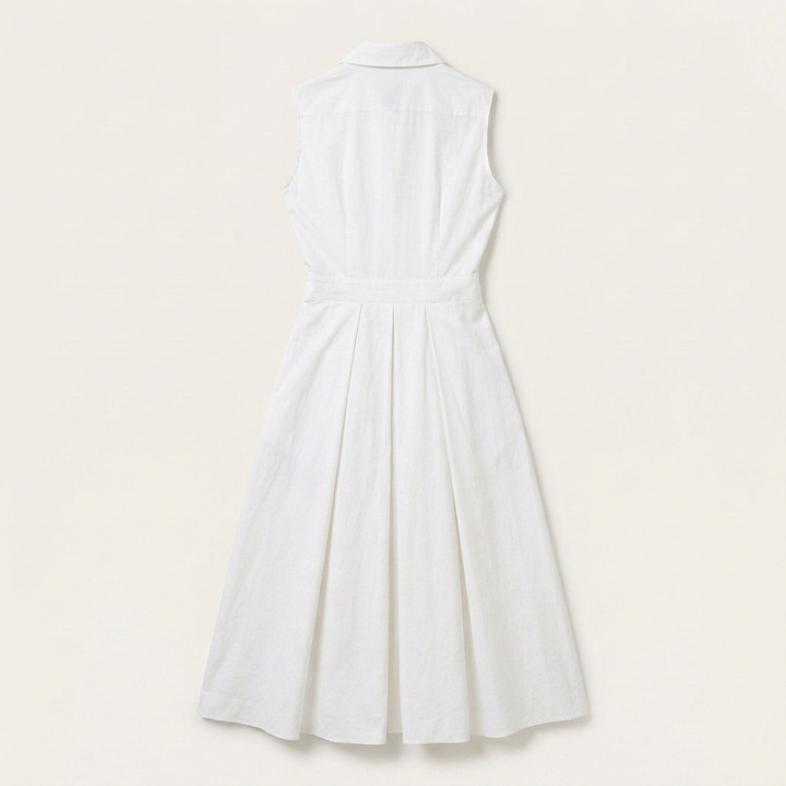 Summer Blanc Midi Dress
